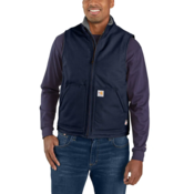 FR Duck Sherpa-Lined Vest in Navy